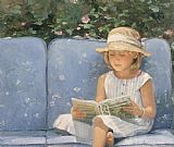 Sally Caldwell-fisher Paintings - A Quiet Corner by Sally Swatland